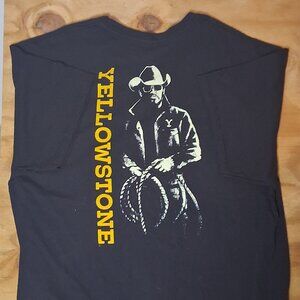 Yellowstone TV Series T-Shirt – Black – Size XL – Western Graphic Tee